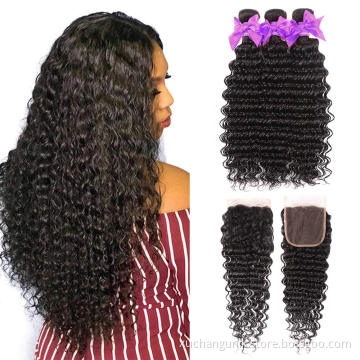 Uniky Best Seller wholesale virgin hair vendors virgin human hair bundles Loose Deep human hair weave bundles